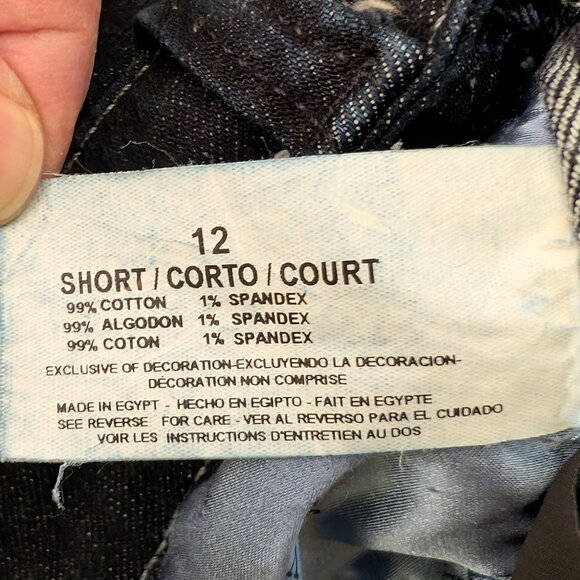 AK Jeans Anne Klein Sophisticate Size 12 Waist 30 Short - Picture 15 of 16